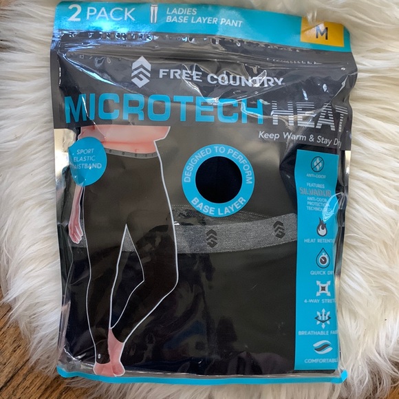 Free Country Pants & Jumpsuits Free Country Women Black Microtech